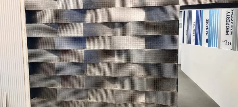 Architectural custom metal wall panel fabrication